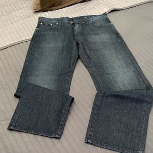 Boss Men's Deep Indigo Bootcut Jeans